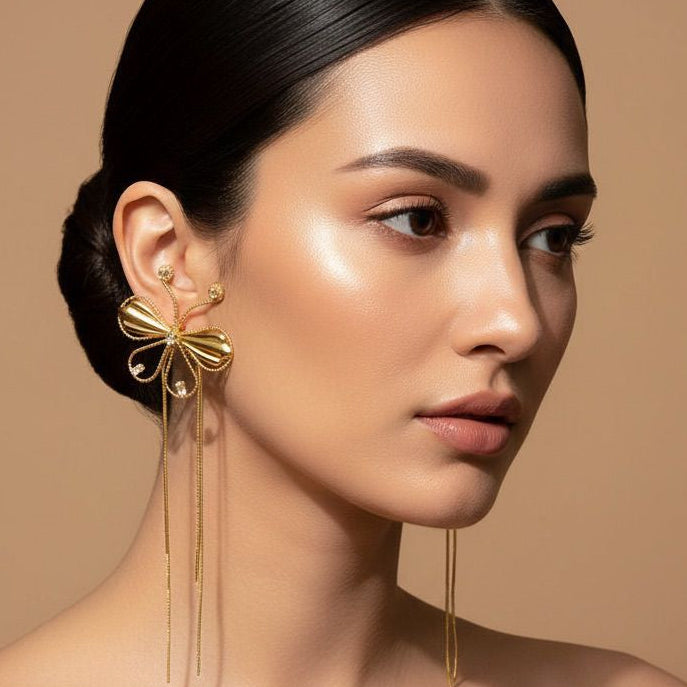 Butterfly Drop Earrings