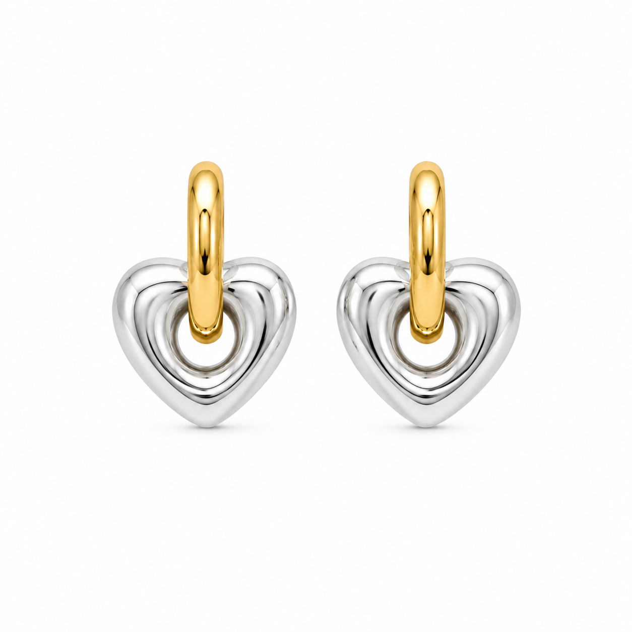 The Amara Two-Tone Heart