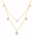 The Sweetheart Shimmer Two-Tier Necklace