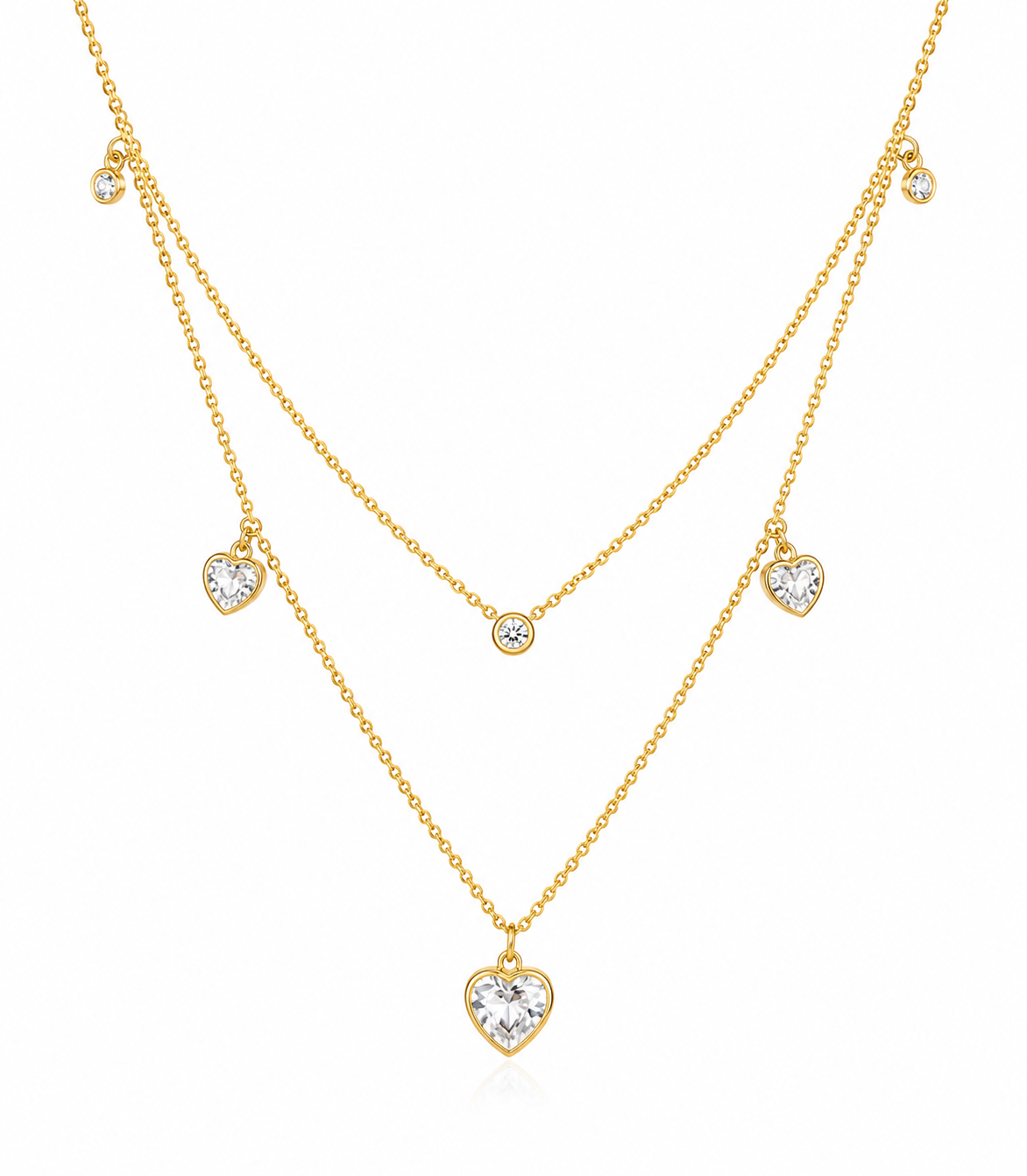 The Sweetheart Shimmer Two-Tier Necklace