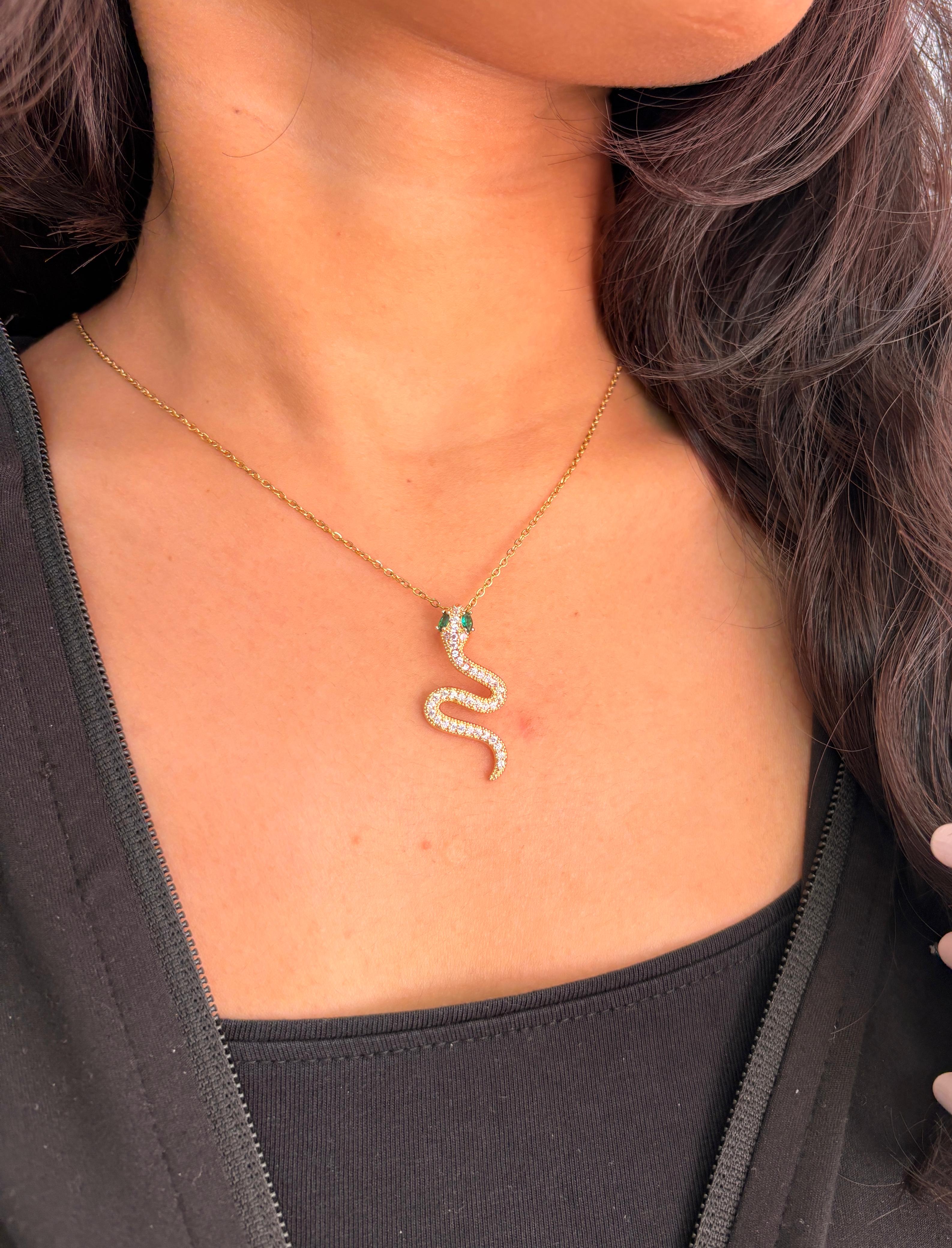 Serpent Sparkle Necklace