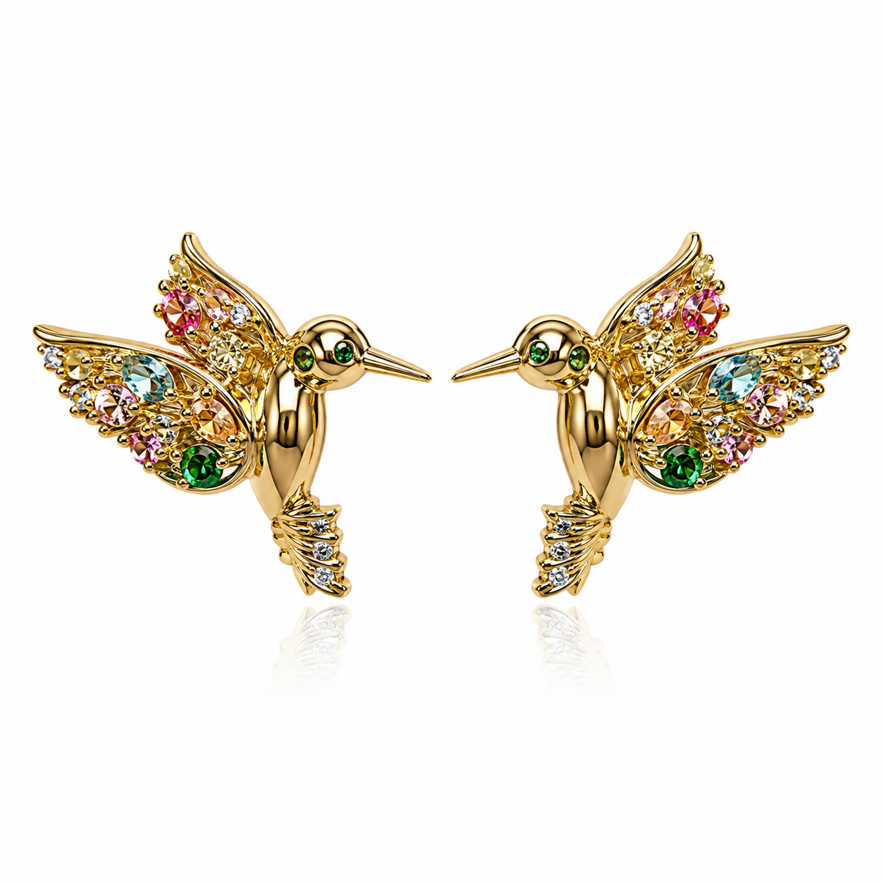 Enchanted Hummingbird Studs
