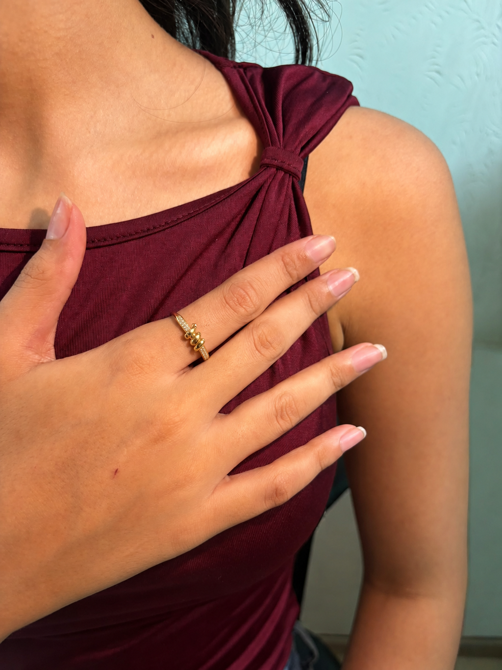 Aurelia Knot Ring