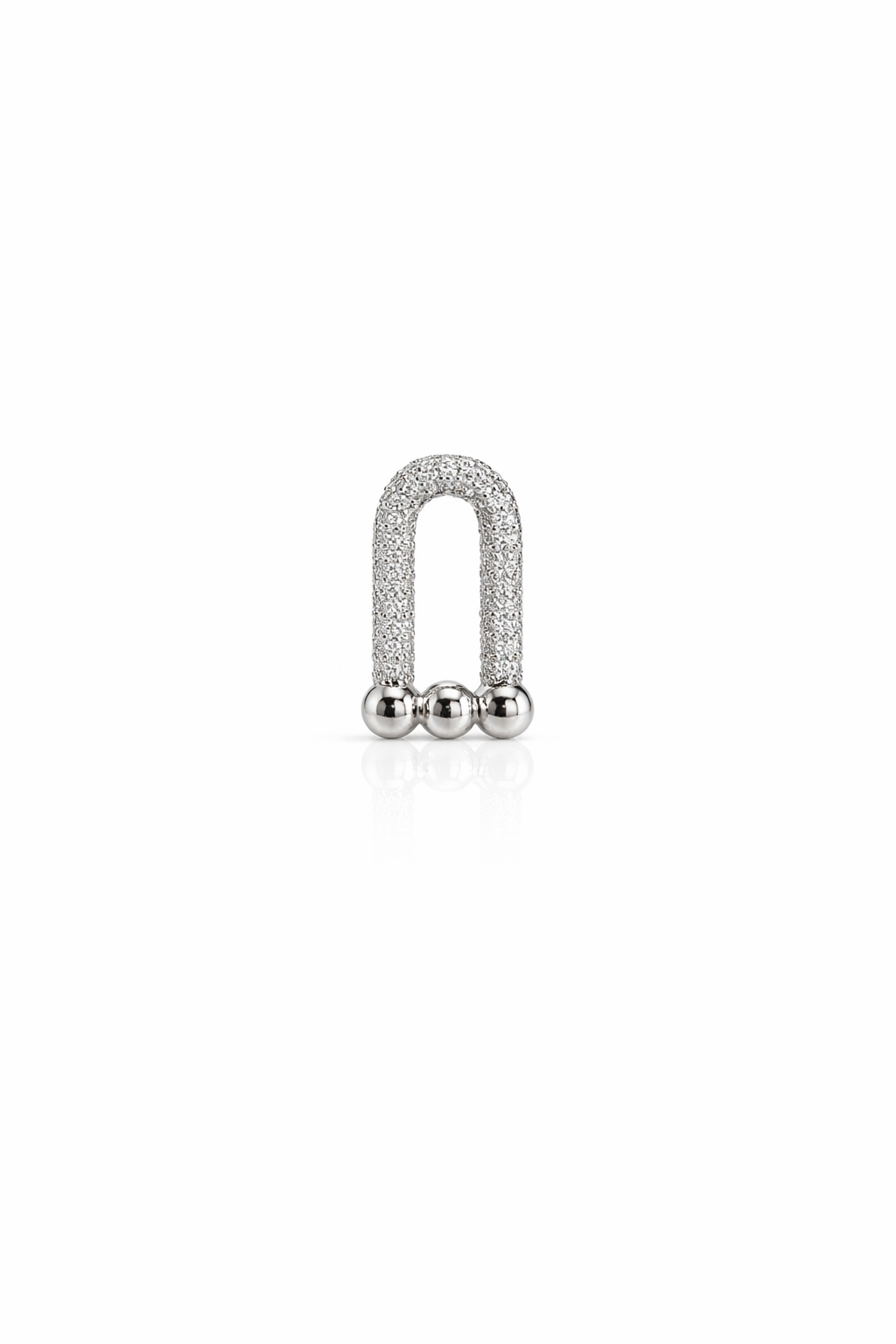 Gilded Horseshoe Ear Cuff
