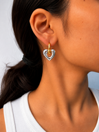 The Amara Two-Tone Heart