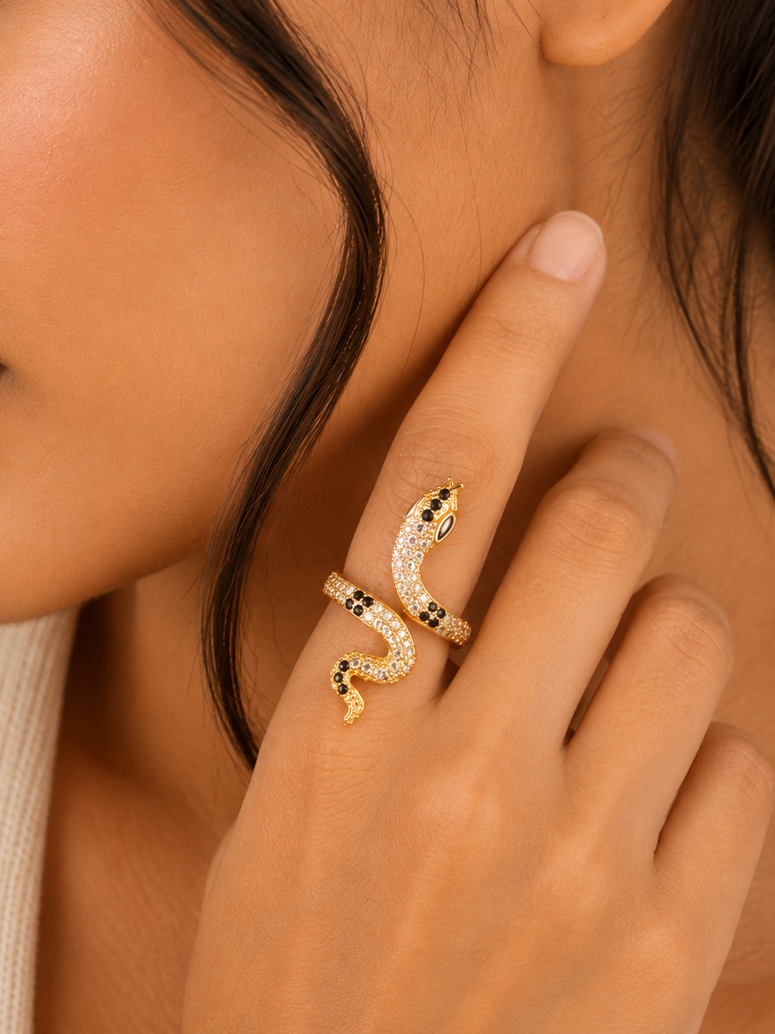 Serpentine Glam Ring