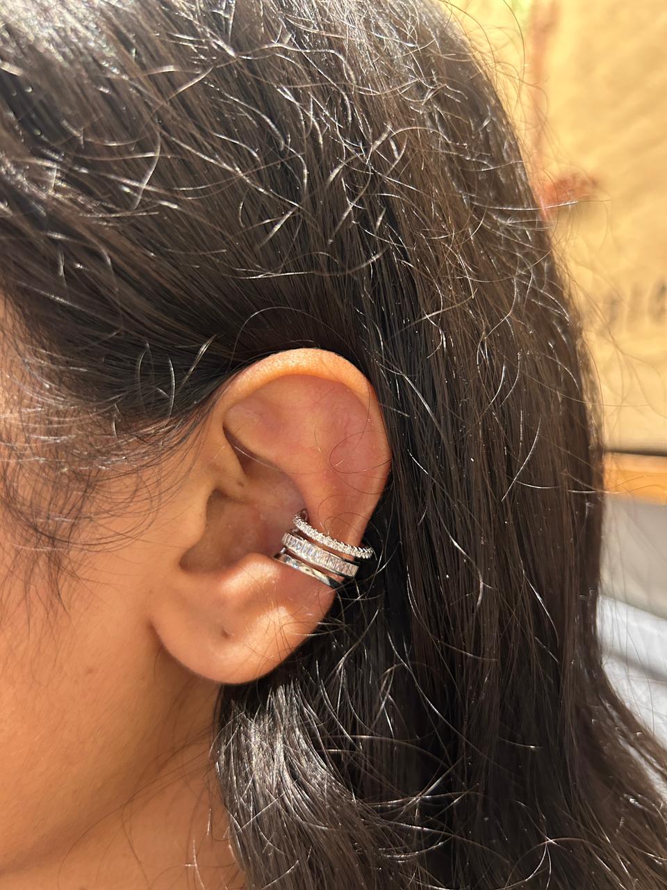 The Echelon Pave Ear Cuff