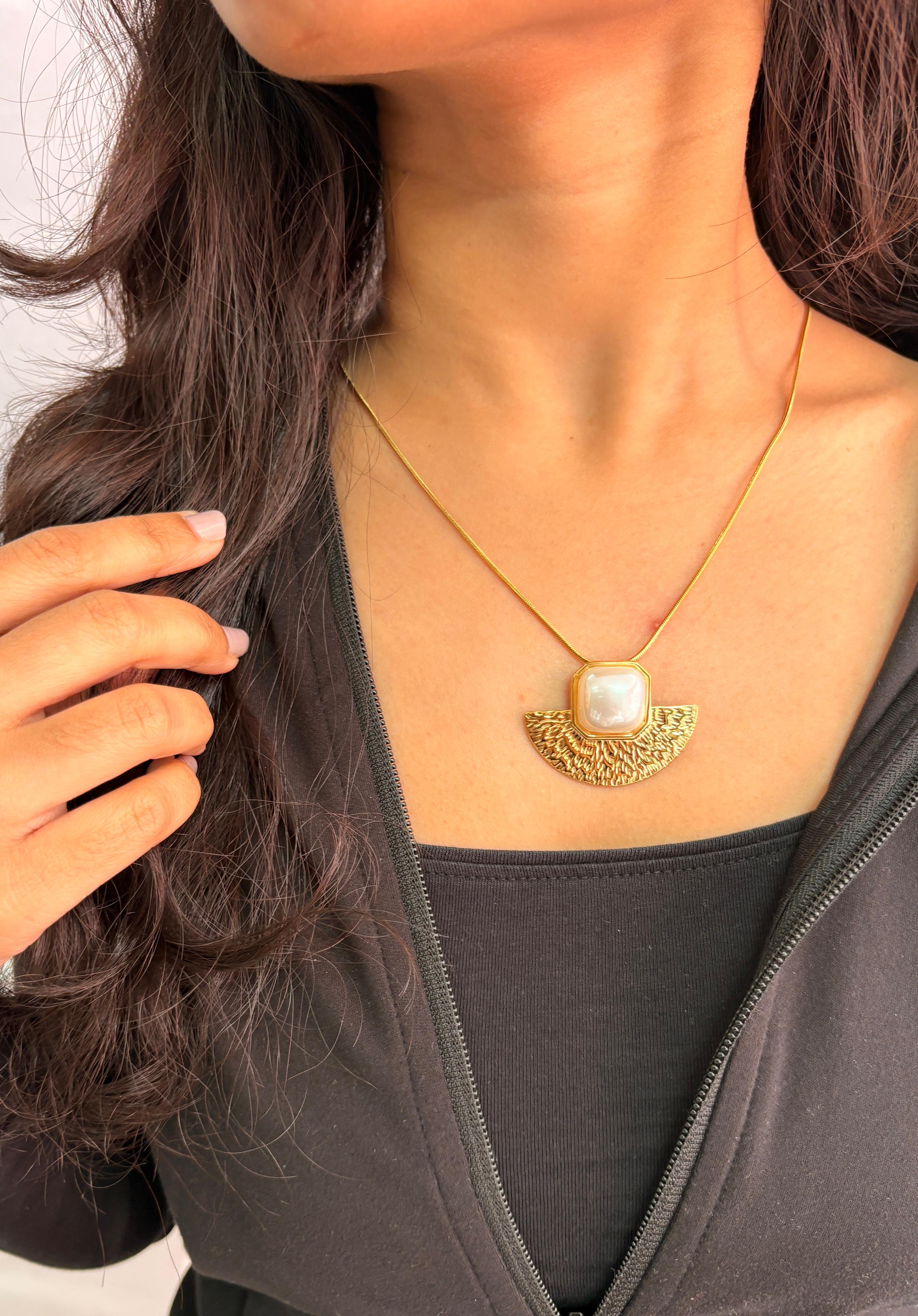 Celestial Fan Necklace