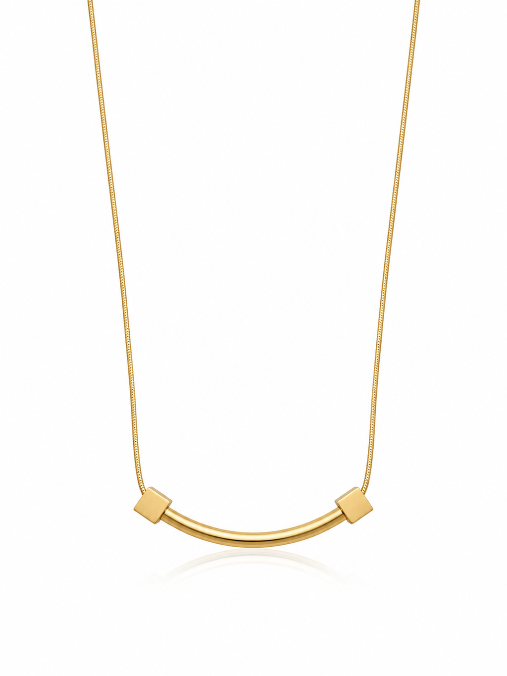 The Contour Cube Slide Necklace