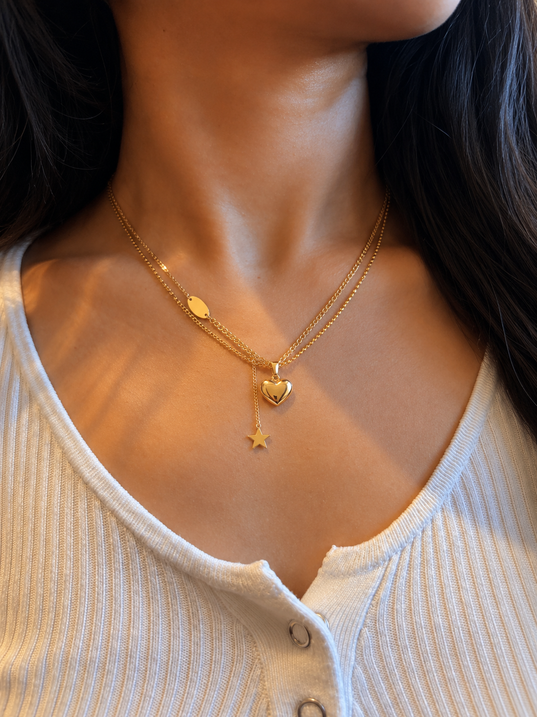 Heart Lariat Necklace