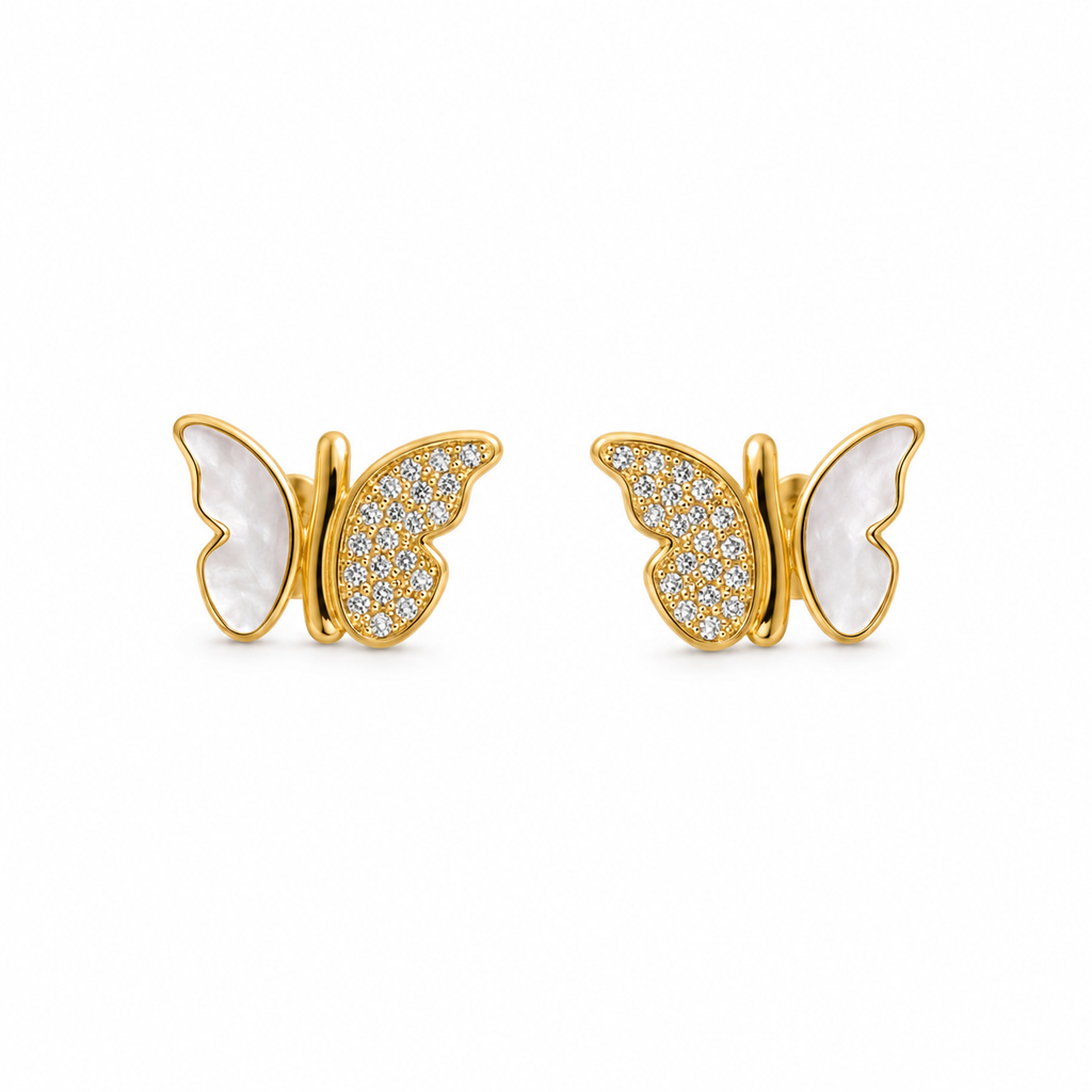 The Lumina Celestial Butterfly Studs