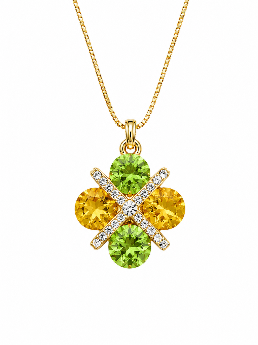 Citrus Bloom Pendant Necklace