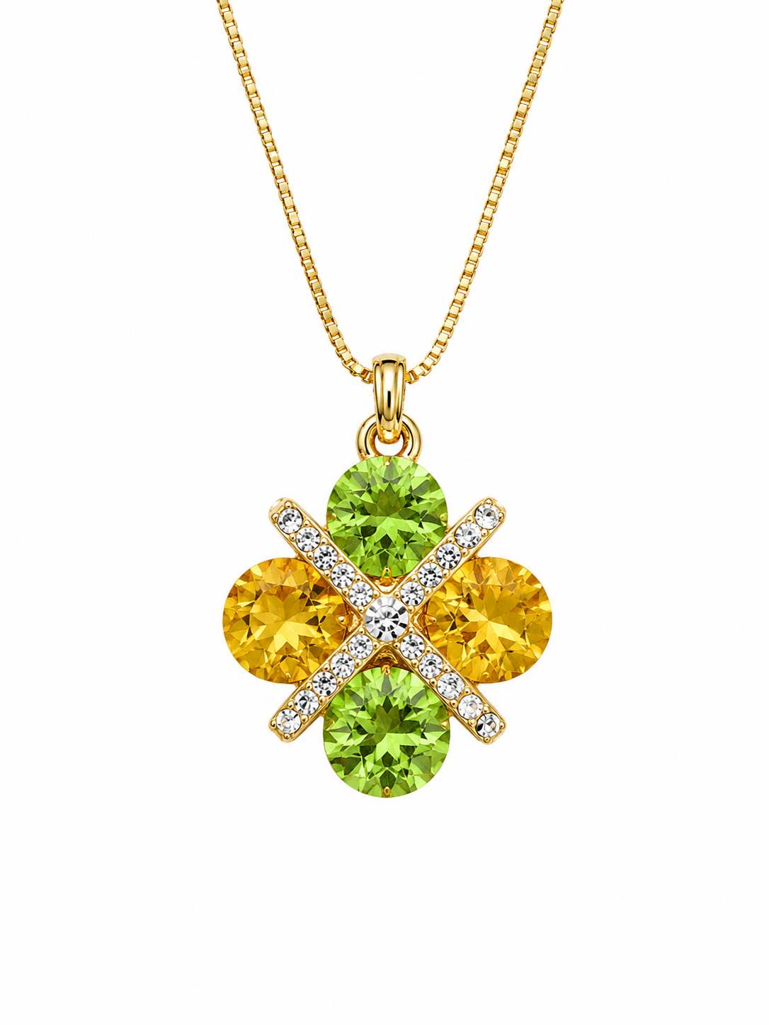Citrus Bloom Pendant Necklace