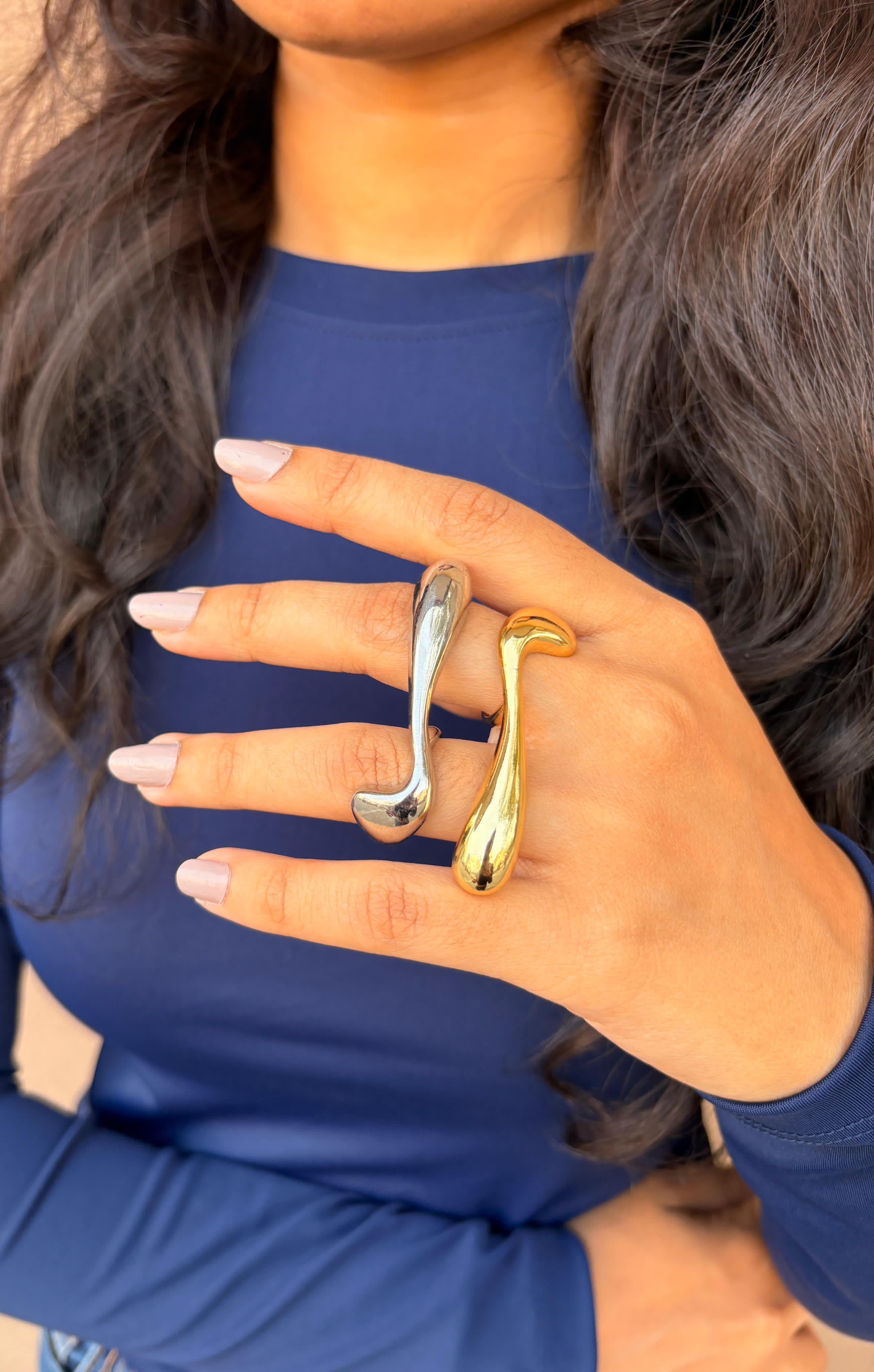 Sculptural Statement Ring