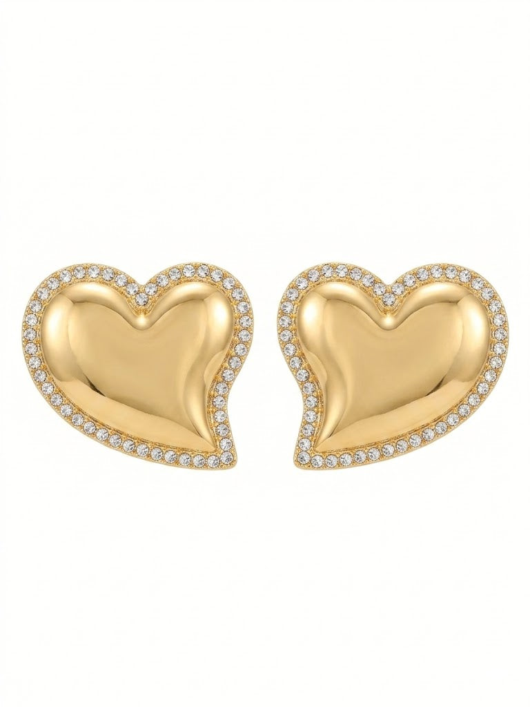 Heart Glow Studs