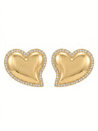 Heart Glow Studs