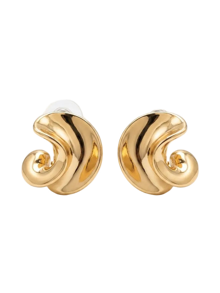 Organic Teardrop Studs