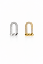 Gilded Horseshoe Ear Cuff