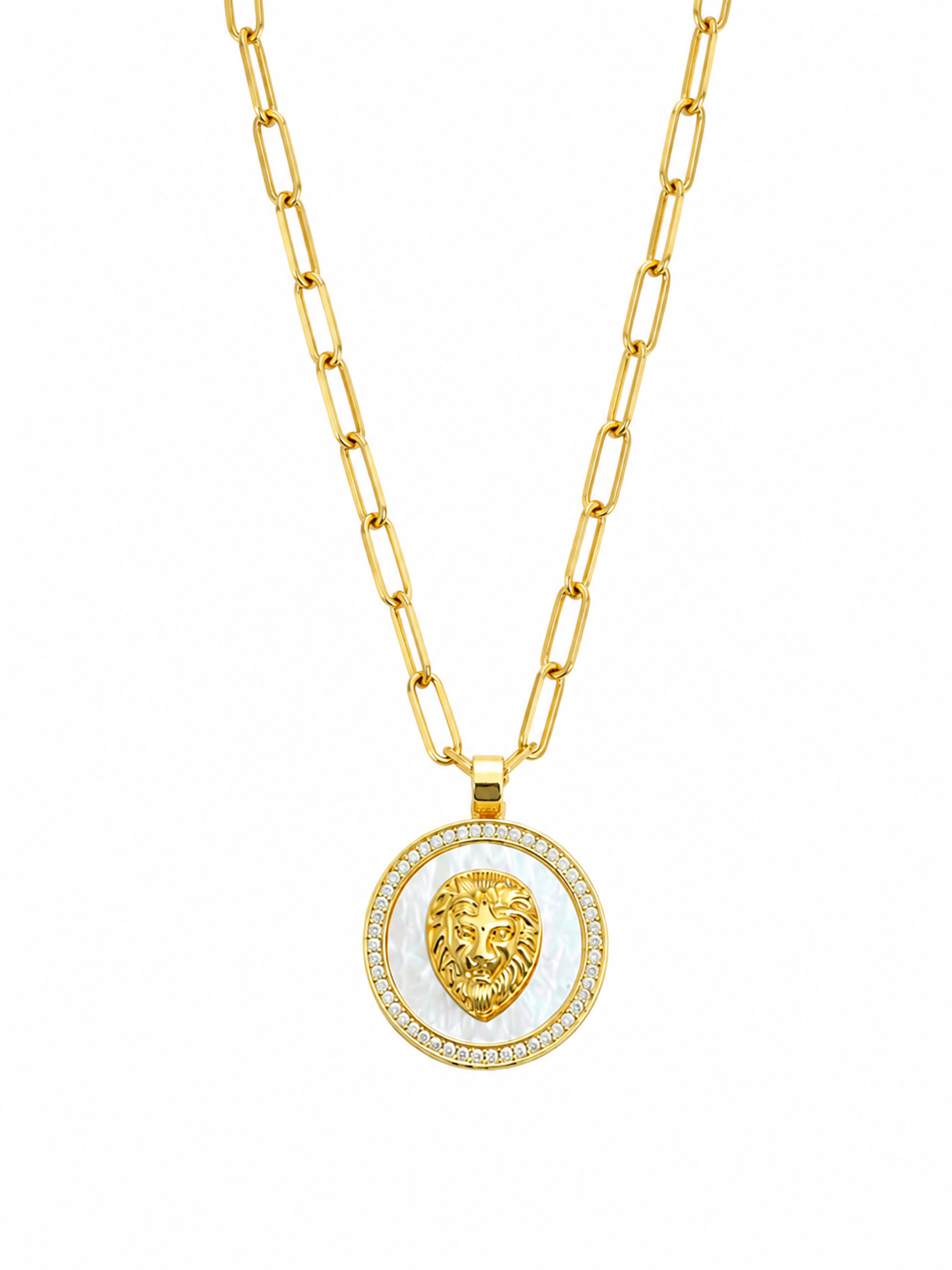 Leo Medallion Necklace