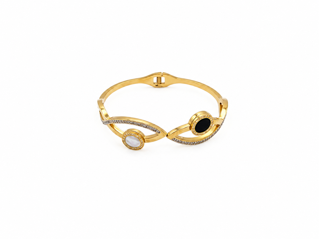 Roman Icon Enamel Bangle