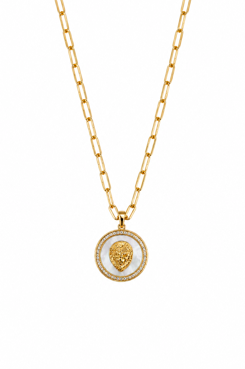 Leo Medallion Necklace