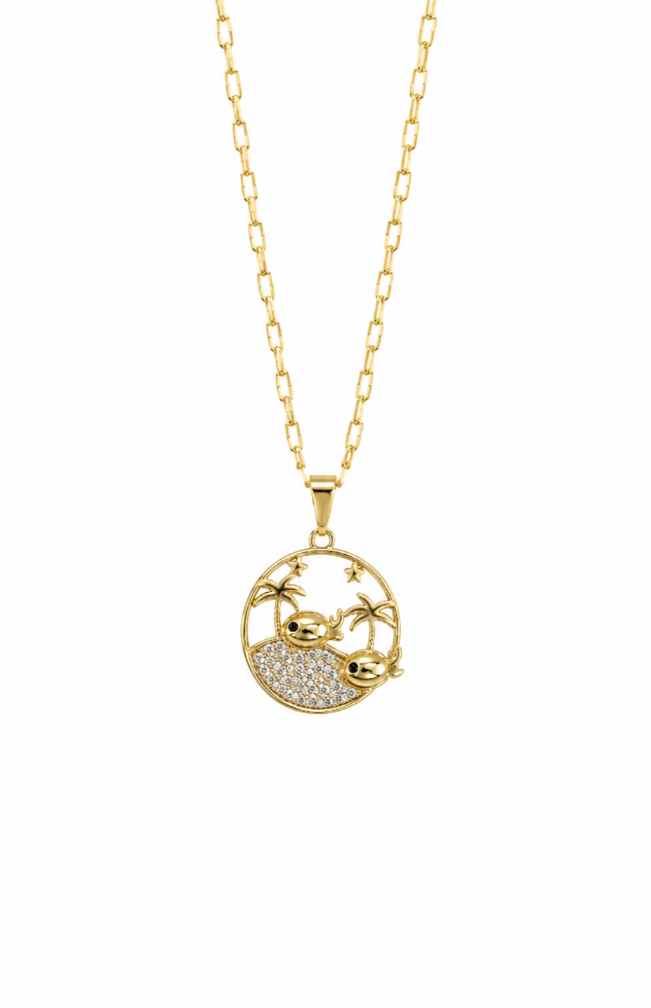 Coastal Crab Pendant Necklace