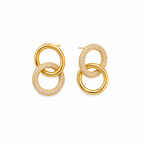Halo Link Drop Earrings
