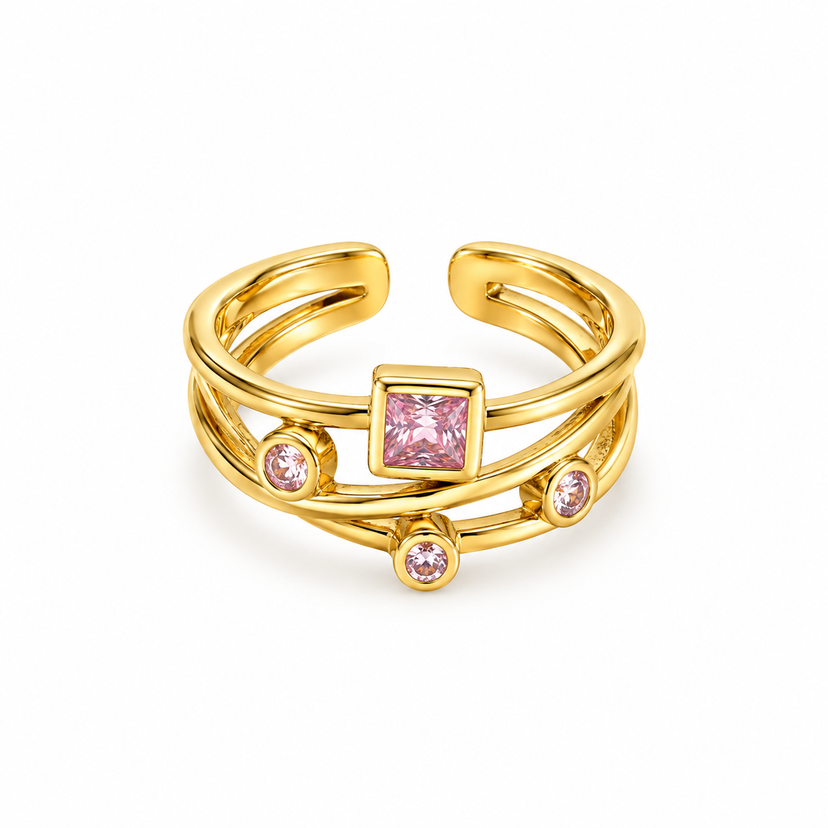 Rosé Radiance Ring