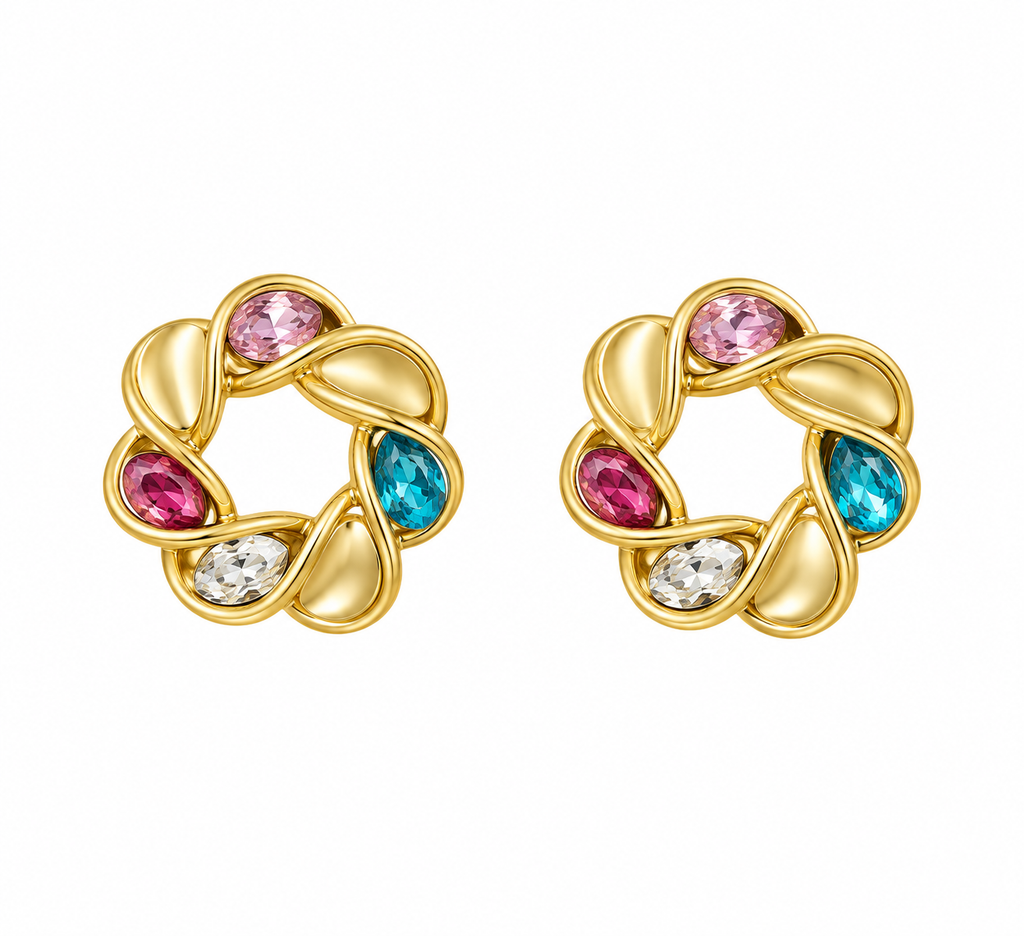 Bloom Multicolor Stud Earrings