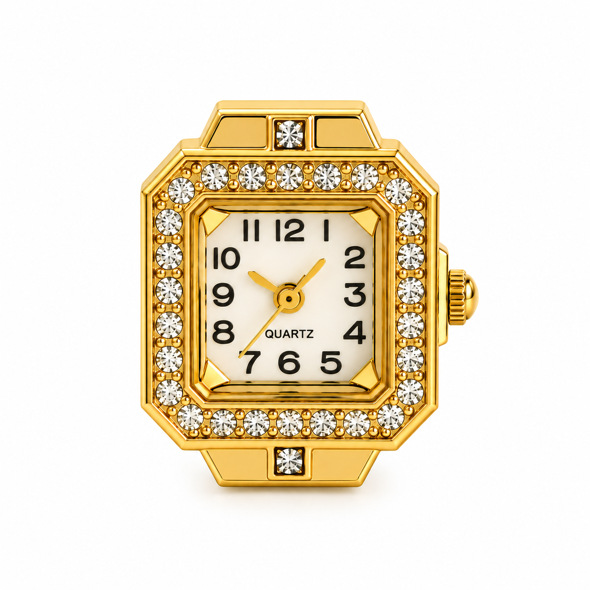 Golden Timekeeper Watch Ring