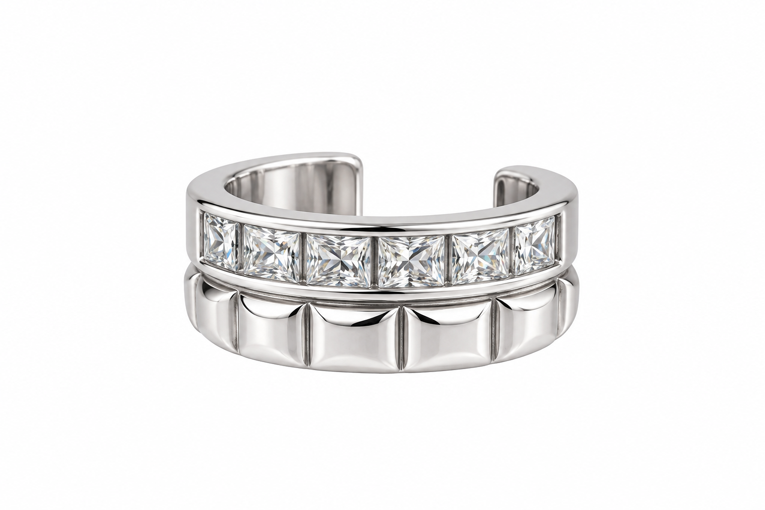 Duo-Tone Silver-Cuff