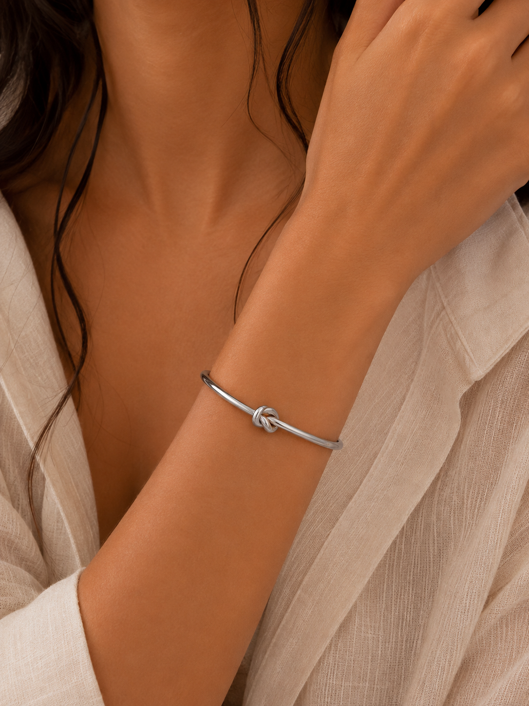 Infinity Knot Open Cuff