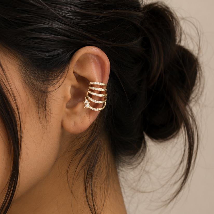 Aurora Spiral Ear Cuff