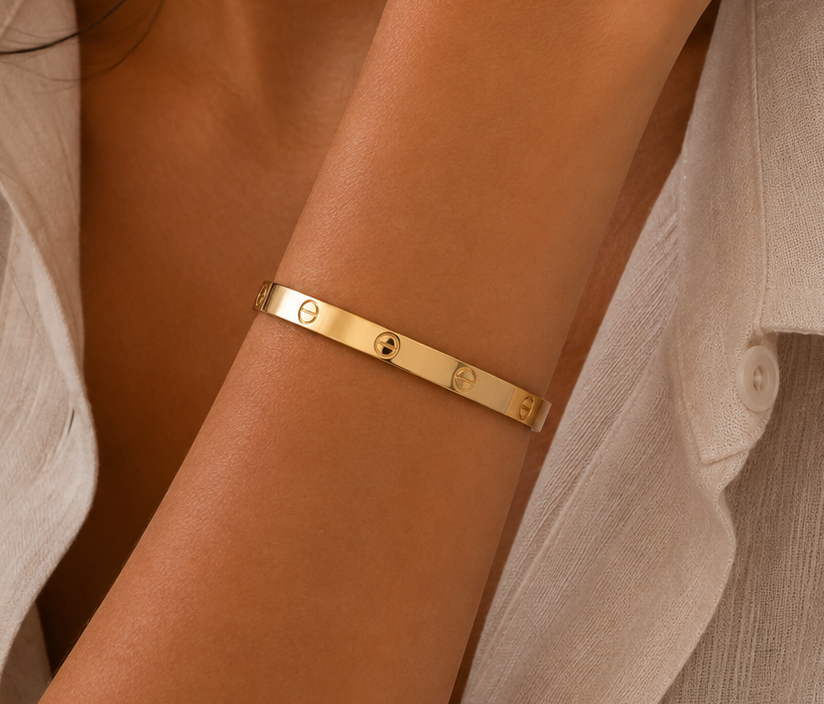 Luxe Screw Bangle (BABYSIZE)