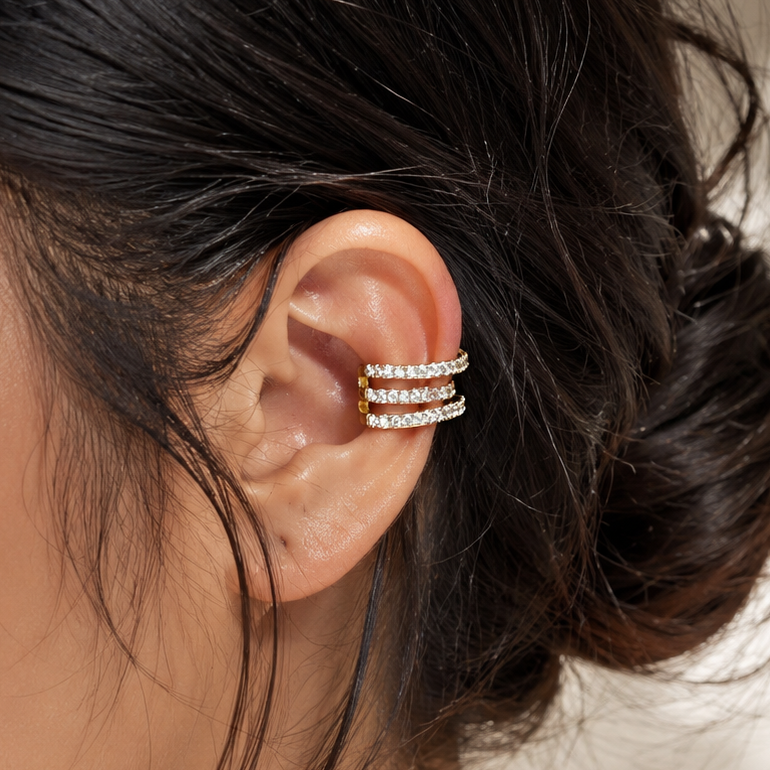 Celeste Triple Ear Cuff