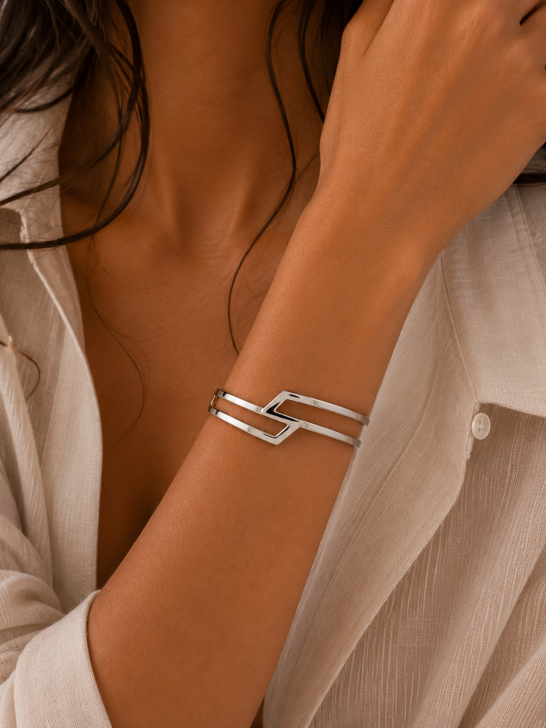 Nova Open Cuff Bracelet