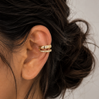 Celeste Double Band Ear Cuff