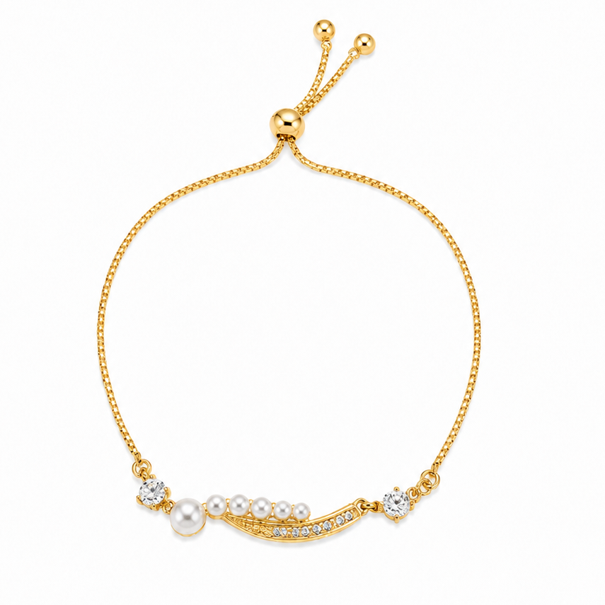 Pearl Grace Drawstring Bracelet