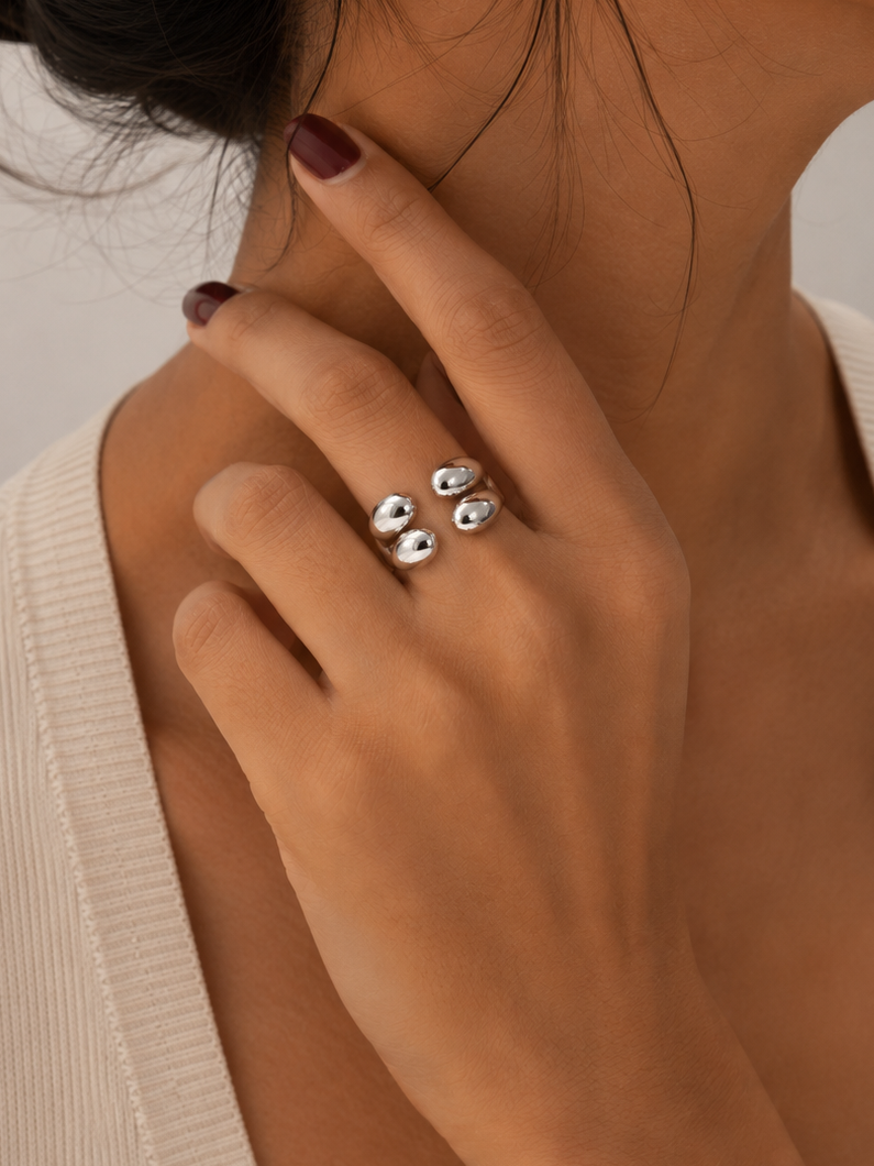 Golden Orbit Ring