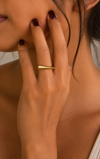Golden Bar Ring