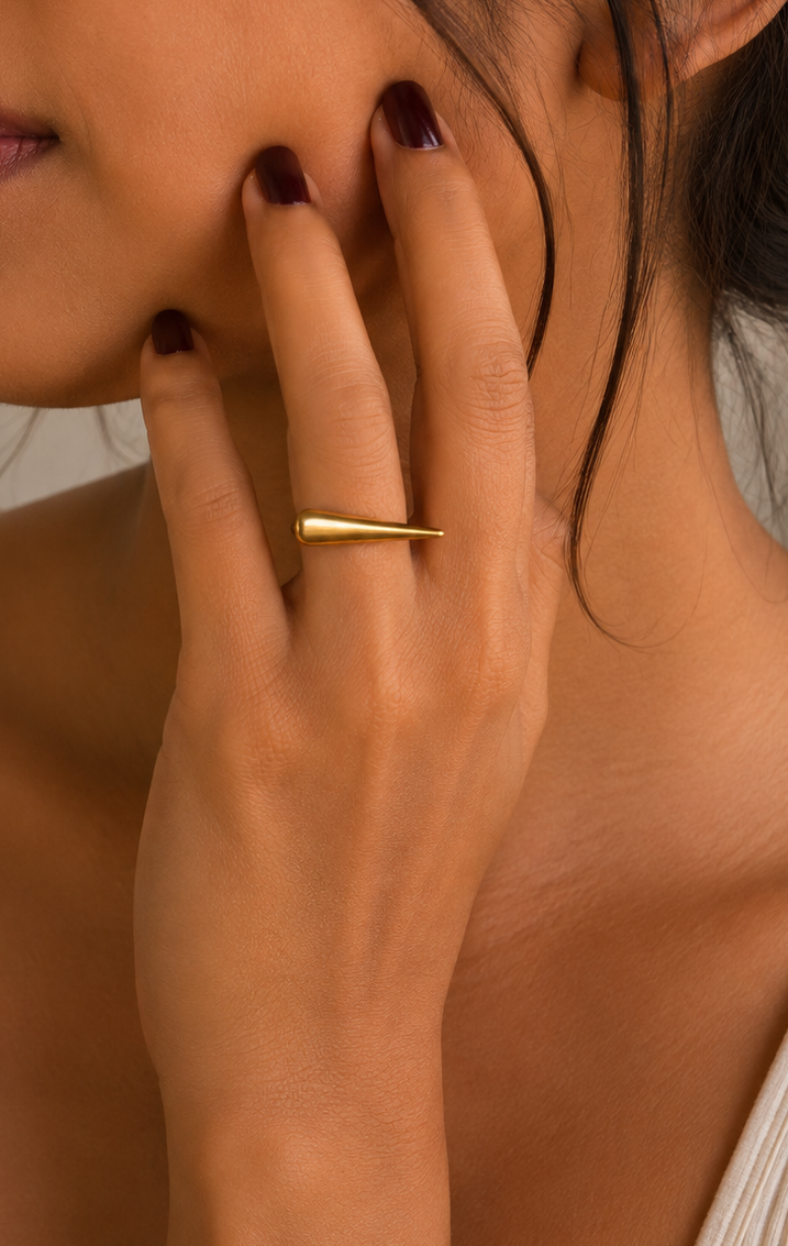 Golden Bar Ring