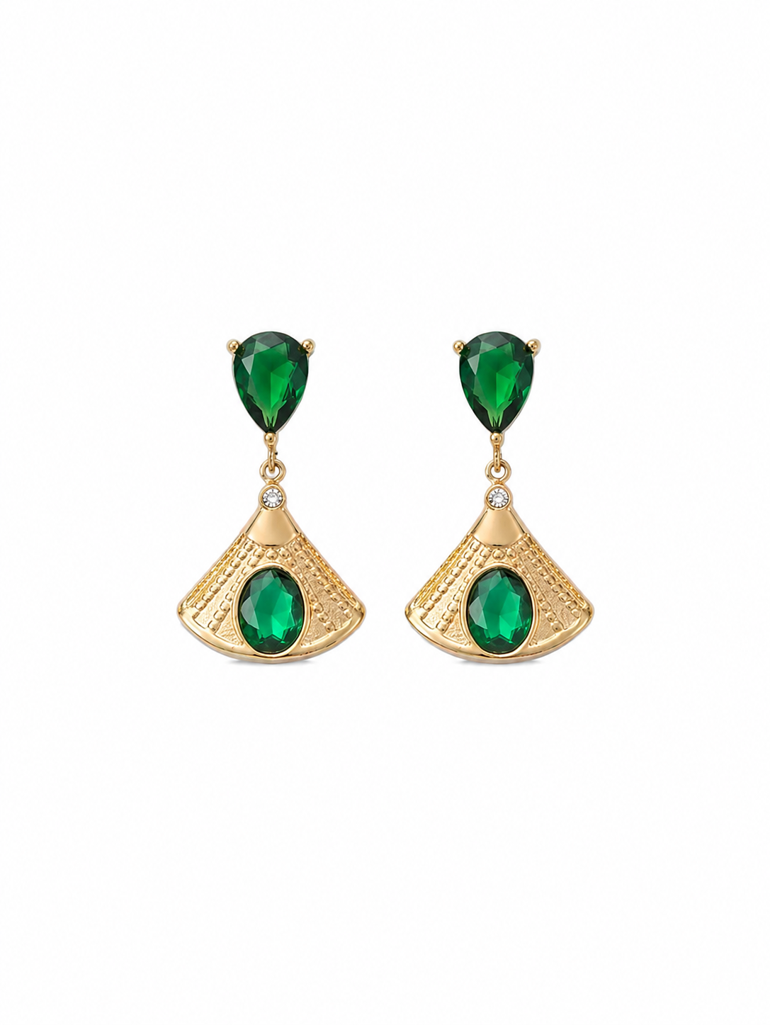 Emerald Fan Drops