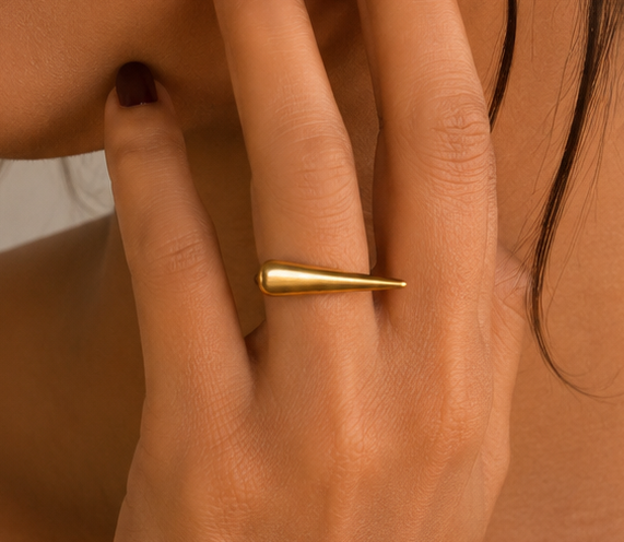 Golden Bar Ring