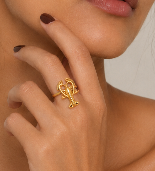 The Crustacean Cocktail Ring