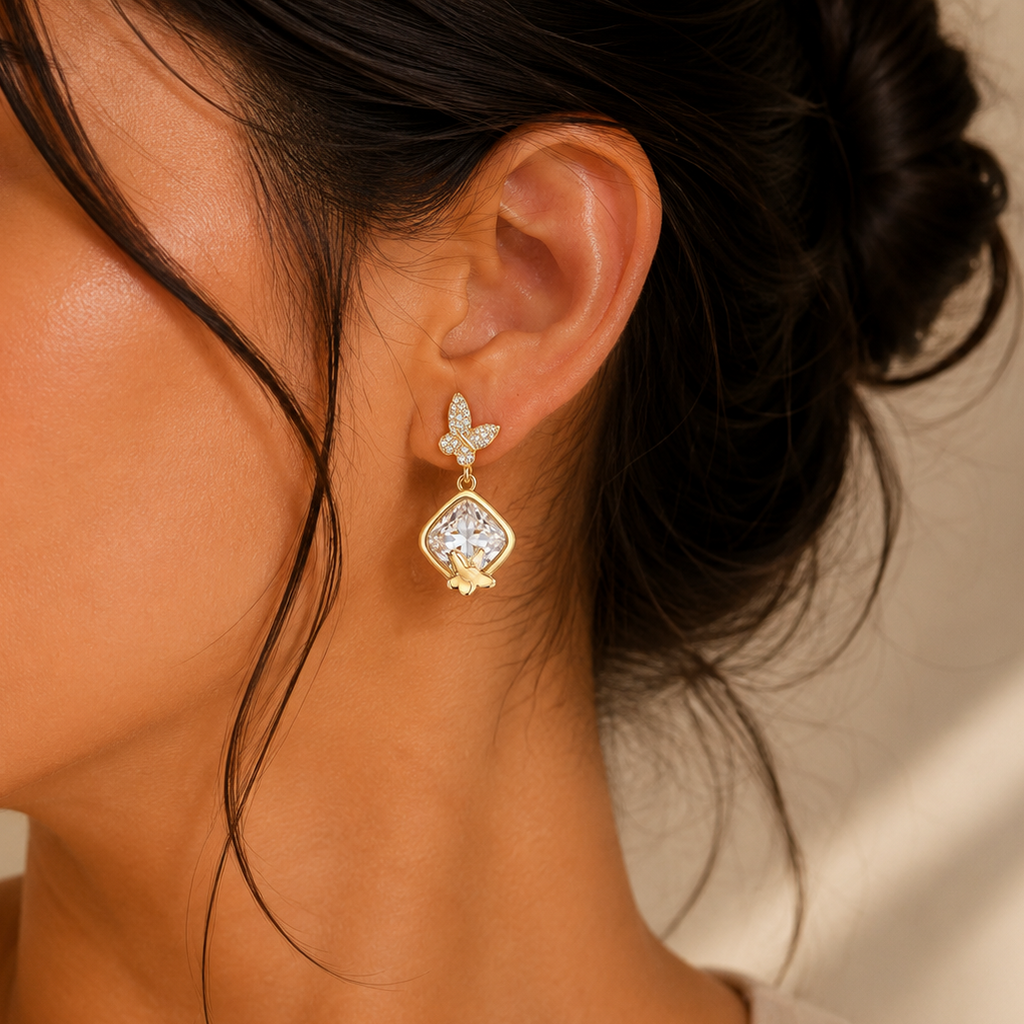Butterfly Dream Crystal Earrings