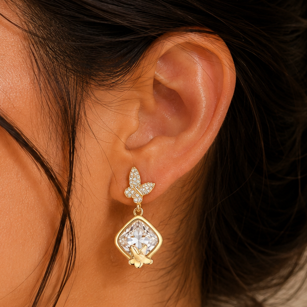 Butterfly Dream Crystal Earrings