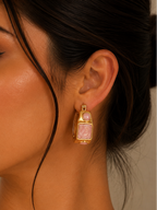 Pink Marbled Enamel