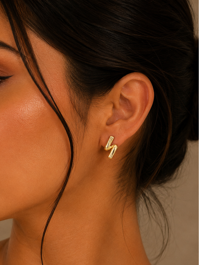 Polished Z-Fold Studs