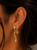 Molten Sculptural Dangles