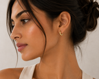 Lock & Luxe Hoop Earrings (2in1)